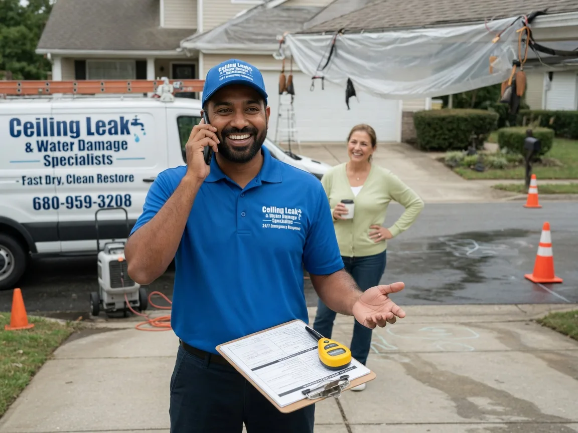 Ceiling Leak Cleanup Troutman, NC FAQs
